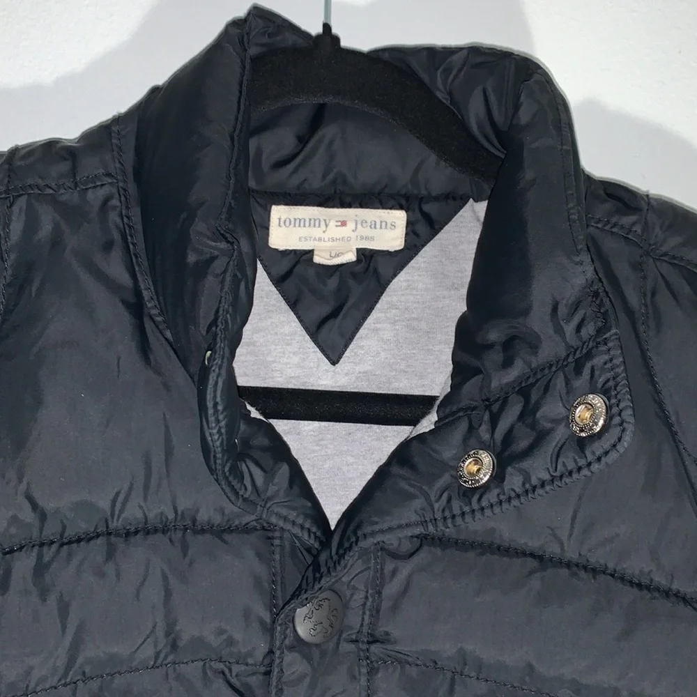 Tommy Hilfiger Tommy Jeans Black Vest, sz Large